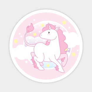 Pink Unicorn Magnet